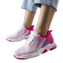 Sneakers bianche e rosa di Genet bianco