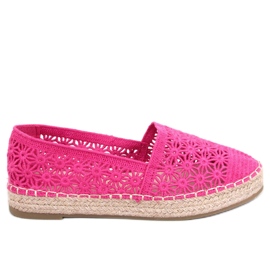 Espadrillas traforate Terian Fuchsia Rose Red rosa