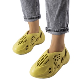 Pantofole Julienne in gommapiuma verde