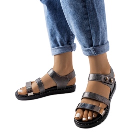 Sandali grigi metallizzati di Lanham grigio
