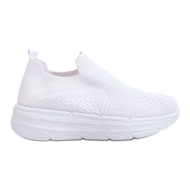 WR1 Scarpe Sportive Slip-on Donna Bianche Ferive bianca