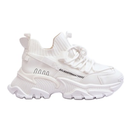 PS1 Sneakers Slip-on Calzino Donna Bianche Keaton bianca