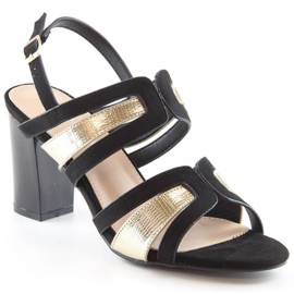 Sandali tacco Vinceza W 17271 JAN212A nero