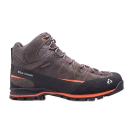 Scarpe da trekking Bergson Tahat 3.0 Mid M Stx Anth/Black marrone