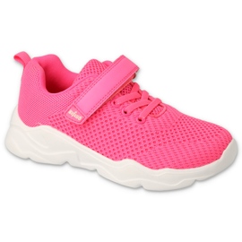 Scarpe sportive per bambini Befado con velcro 516X201 rosa