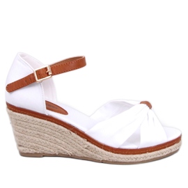 Espadrillas con zeppa di Kristen White bianco