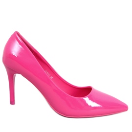 Décolleté a stiletto laccate fucsia Charlotte rosa