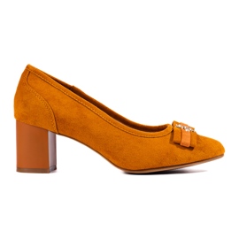 Décolleté Shelovet color cammello da donna marrone