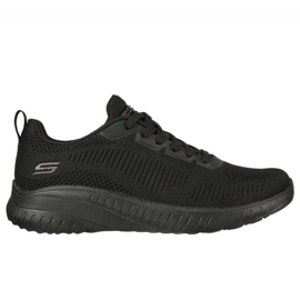 Scarpe Skechers Memory Foam Bobs Squad Chaos W 117209 Bbk nero