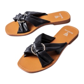 Eleganti pantofole nere di Belisarda nero