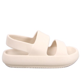 Boddie Sandali in gomma beige