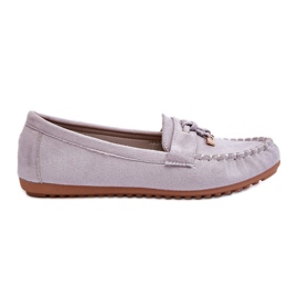 PS1 Mocassini Classici in Pelle Scamosciata Grigio Good Time