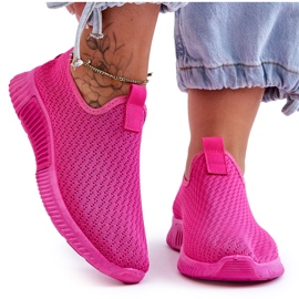 PM1 Scarpe da ginnastica Classic Slip-On Fucsia Frankie rosa