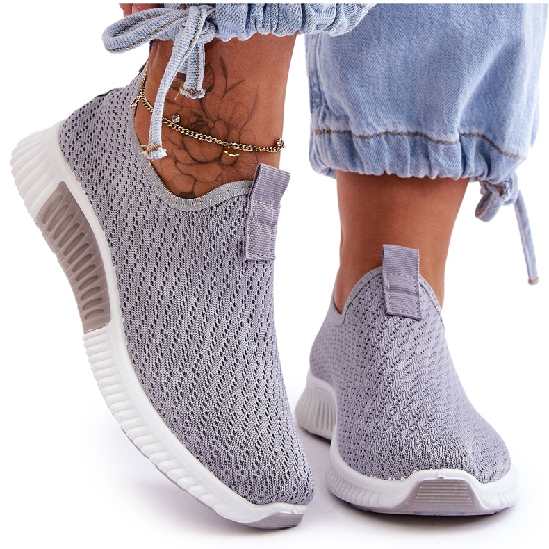 PM1 Sneakers Classiche Slip-on Grigio Frankie