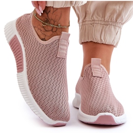 PM1 Scarpe da ginnastica classiche senza lacci Frankie rosa chiaro