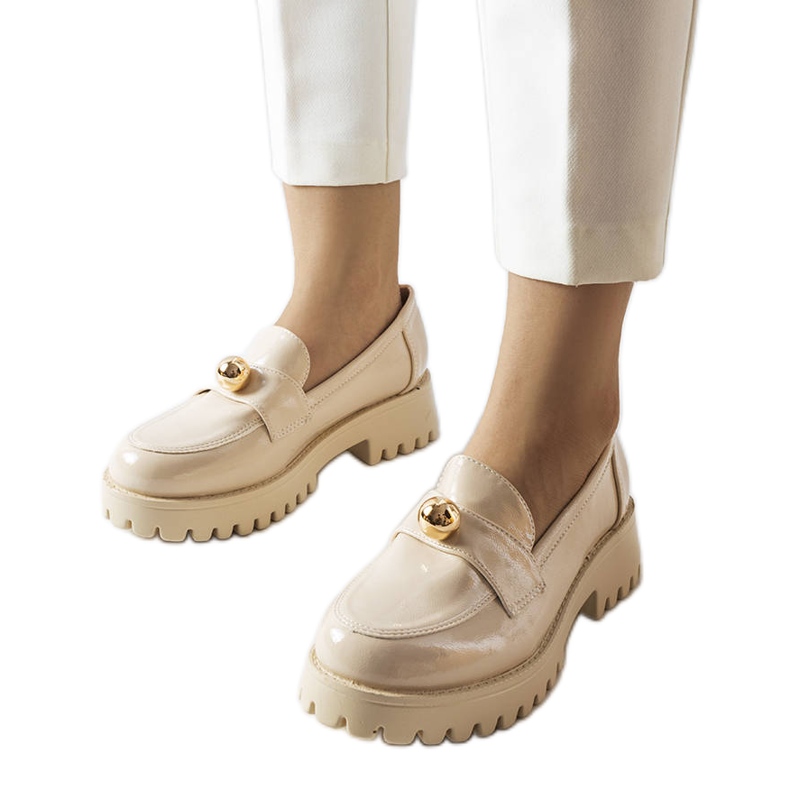 Inna Scarpe laccate beige di Stella