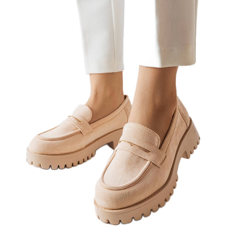Inna Scarpa in ecopelle beige di Dina
