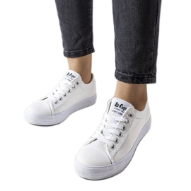 Lee Cooper LCW-22-31-0979L sneakers bianche bianco