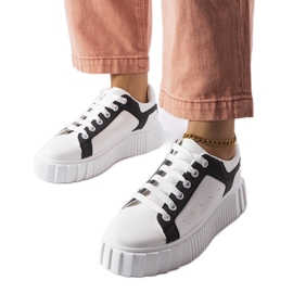 Sneakers bianche sulla piattaforma Gosselin bianco