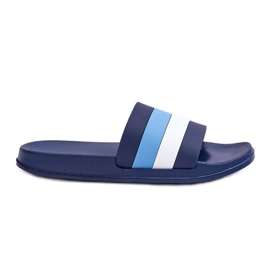 Pantofole a Righe da Donna Blu Navy Vision