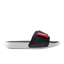 Pantofole da uomo nere di Alley nero