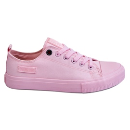 Sneakers basse classiche da donna Big Star LL274022 rosa chiaro