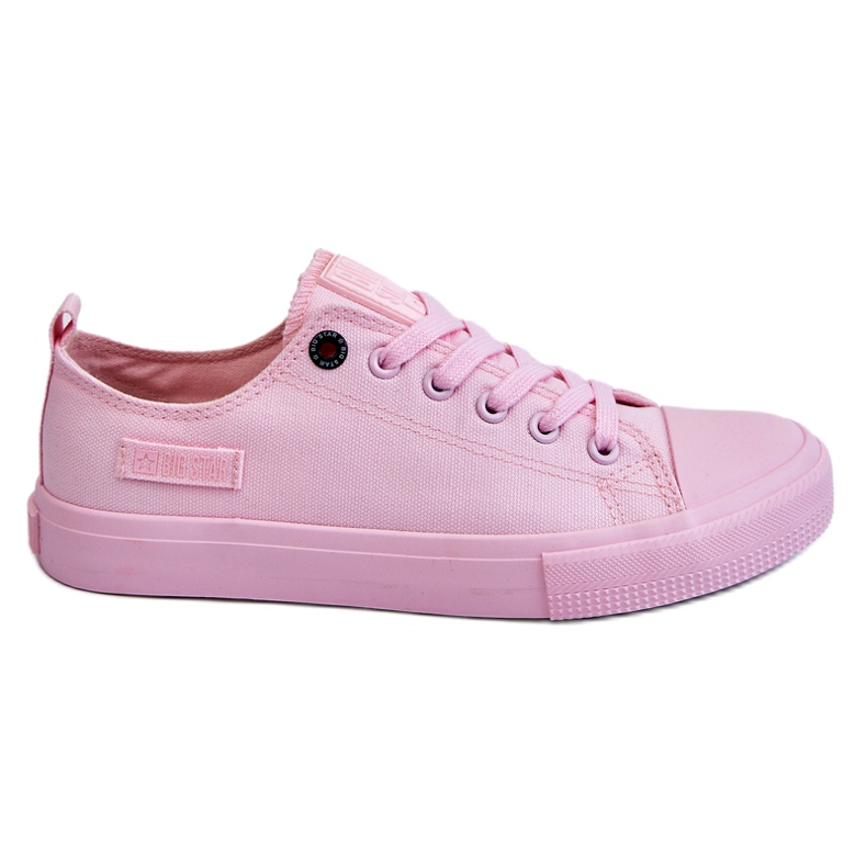 Sneakers basse classiche da donna Big Star LL274022 rosa chiaro