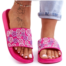 Pantofole Donna Con Emoticon Cosette Fucsia rosa