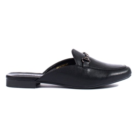 Vinceza pantofole nere da donna nero