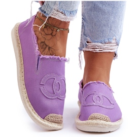 Espadrillas classiche da donna Violet Flaure viola