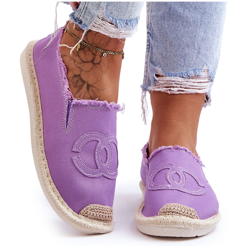 Espadrillas classiche da donna Violet Flaure viola