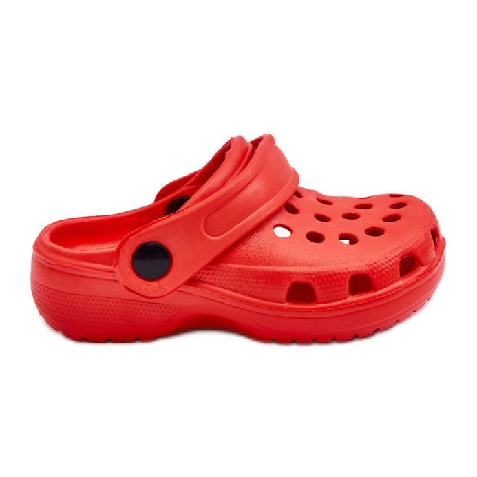 WJ1 Ciabatte Crocs in schiuma per bambini Rosso Percy