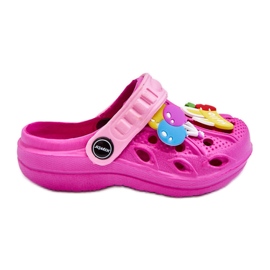 WJ1 Infradito leggere in schiuma per bambini Fucsia Dolci rosa