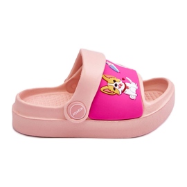 WJ1 Sandali Leggeri Per Bambini Con Motivo Cane Rosa Rico