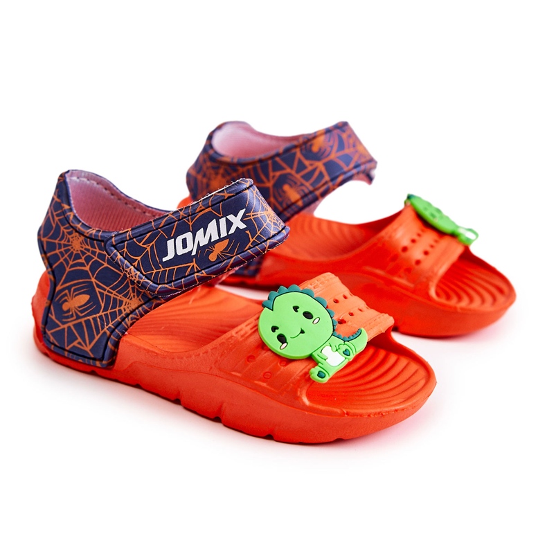 Sandali con velcro per bambini in schiuma leggera Arancio Asti arancia