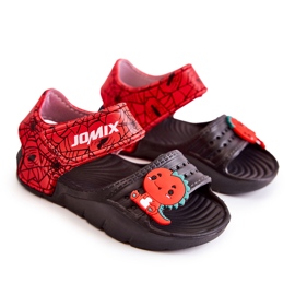 Sandalo Bambina In Schiuma Leggera Con Velcro Nero Asti
