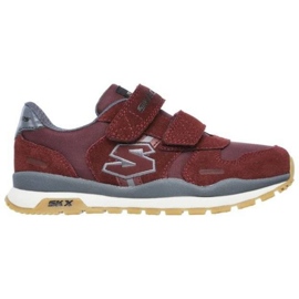 Scarpe Skechers Throwbax Jr 97360L/BURG rosso