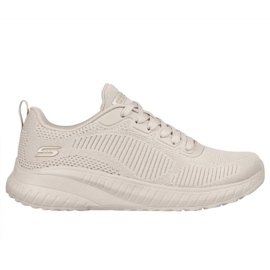 Scarpe Skechers Memory Foam Bobs Squad Chaos W 117209 Nude beige
