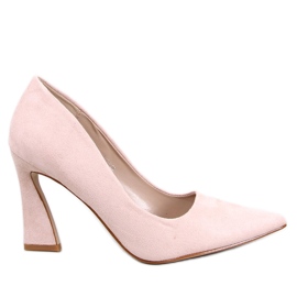 Décolleté con tacco Valli beige