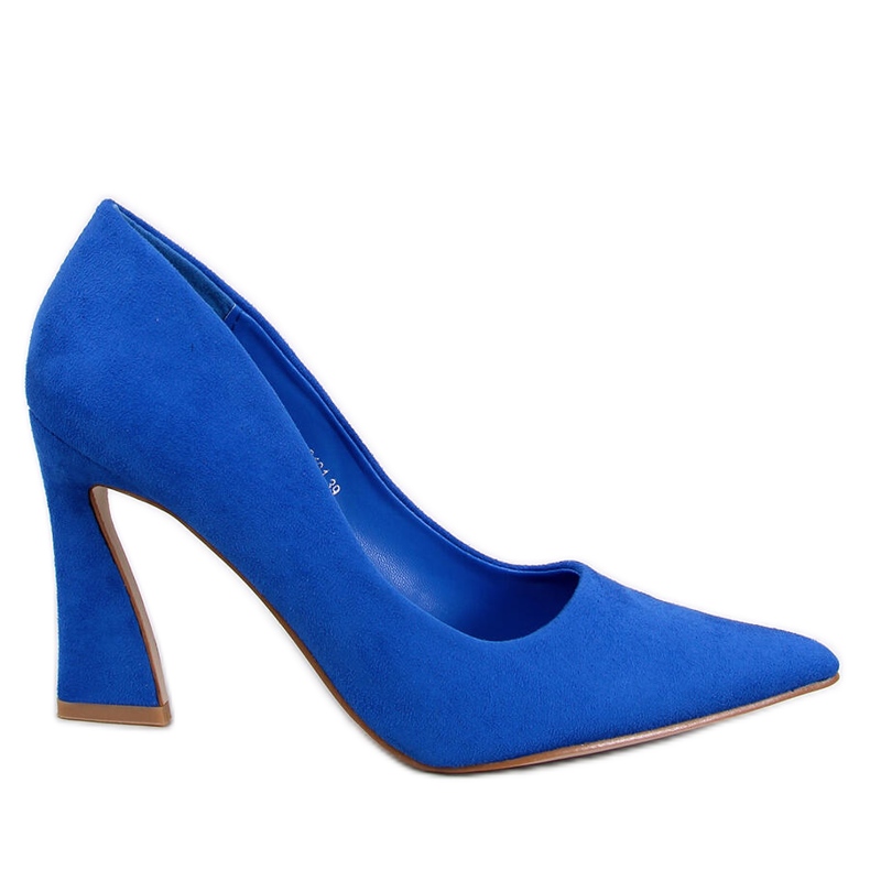 Décolleté con tacco Valli Blu Royal