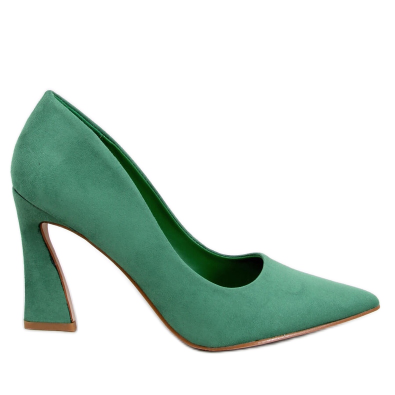 Décolleté con tacco Valli verdi verde