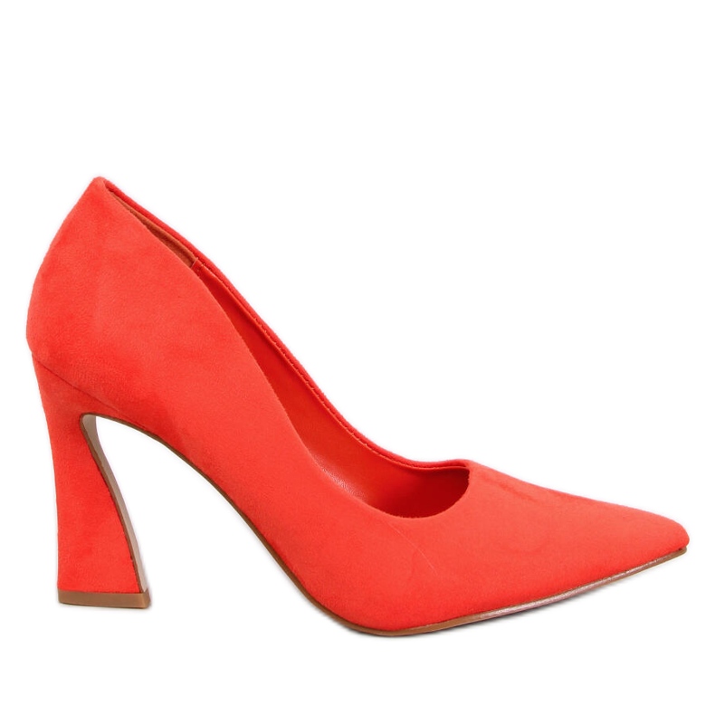 Décolleté con tacco alto di Valli Orange arancia