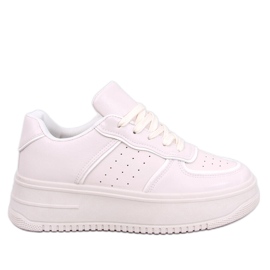 Secada Sneaker beige con suola alta