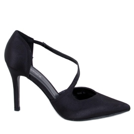 Vintoni Tacchi asimmetrici da donna neri nero