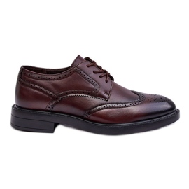WD1 Scarpe Eleganti da Uomo in Pelle Marrone Gustavo