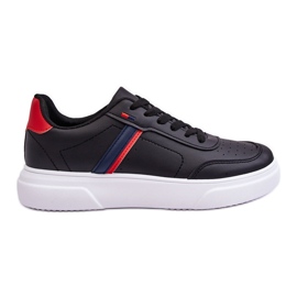 WJ1 Scarpe da ginnastica classiche da uomo nere e rosse Enrique nero