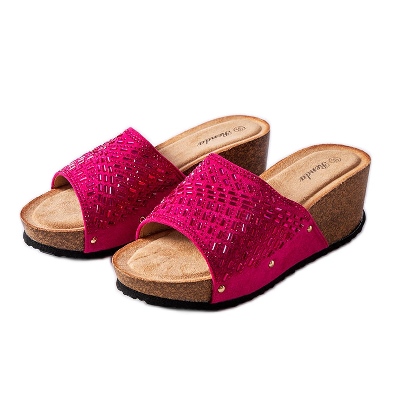 Cursori di strass rosa scuro di Guymon
