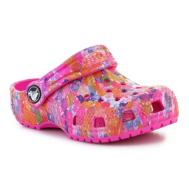Crocs Classic Hyper Real Zoccolo Jr. 208451-90H rosa