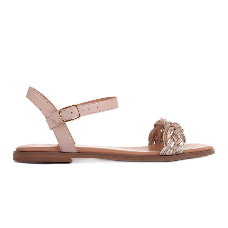 Marco Shoes Sandali piatti beige