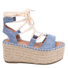 Espadrillas con zeppa Marge L.BLUE